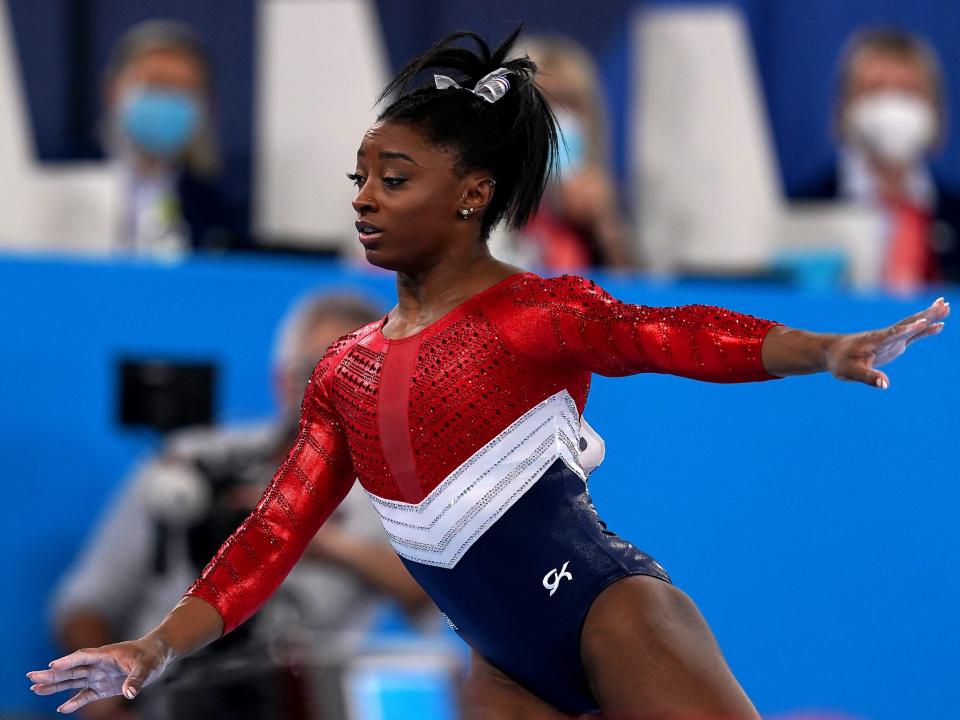 Simone Biles at the women's team final