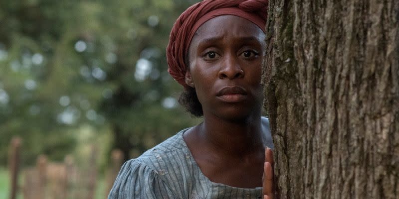 Eviro interpretando a Harriet Tubman (Créditos: Focus Features).