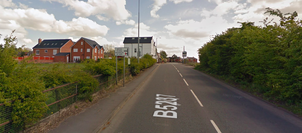 The incident happened on Bickershaw Lane in Wigan. (GOOGLE)