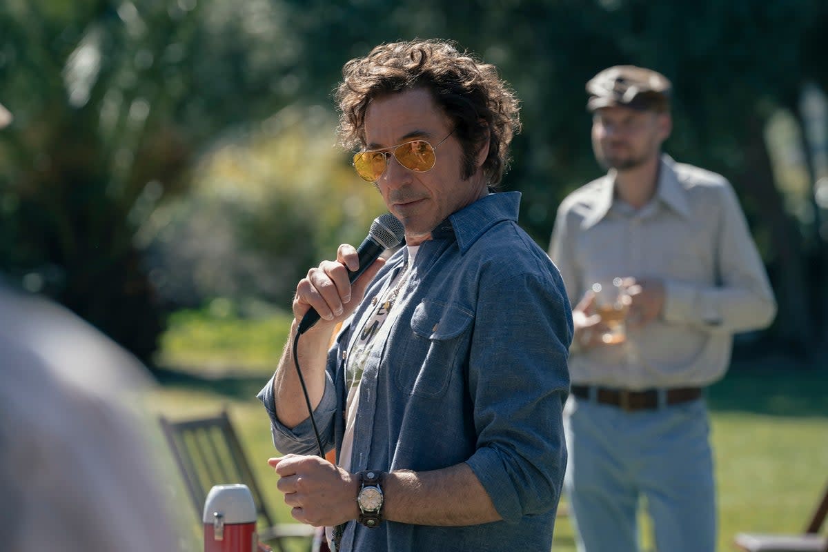 Robert Downey Jr in a still from HBO’s The Sympathizer (©HBO)