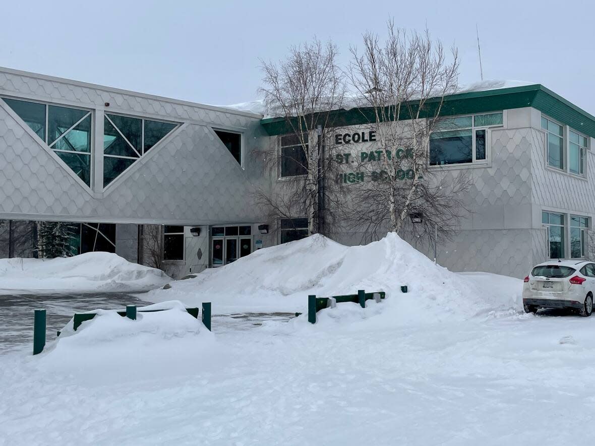 St. Patrick's High School in Yellowknife. Most children in the N.W.T. will be heading back to their classrooms on Monday. (Sara Minogue/CBC - image credit)