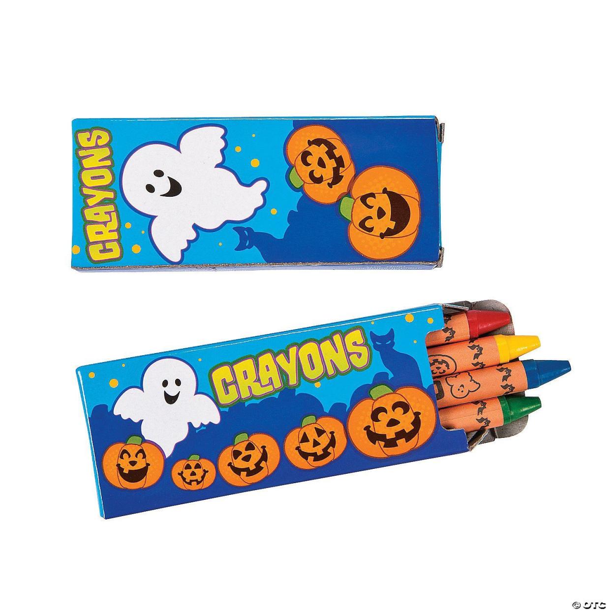 <p><a href="https://go.redirectingat.com?id=74968X1596630&url=https%3A%2F%2Fwww.walmart.com%2Fip%2FHalloween-4Pc-Crayons-Basic-Supplies-48-Pieces%2F390256944&sref=https%3A%2F%2F" rel="nofollow noopener" target="_blank" data-ylk="slk:Shop Now;elm:context_link;itc:0;sec:content-canvas" class="link rapid-noclick-resp">Shop Now</a></p><p>Halloween Crayons</p><p>walmart.com</p><p>$16.63</p>