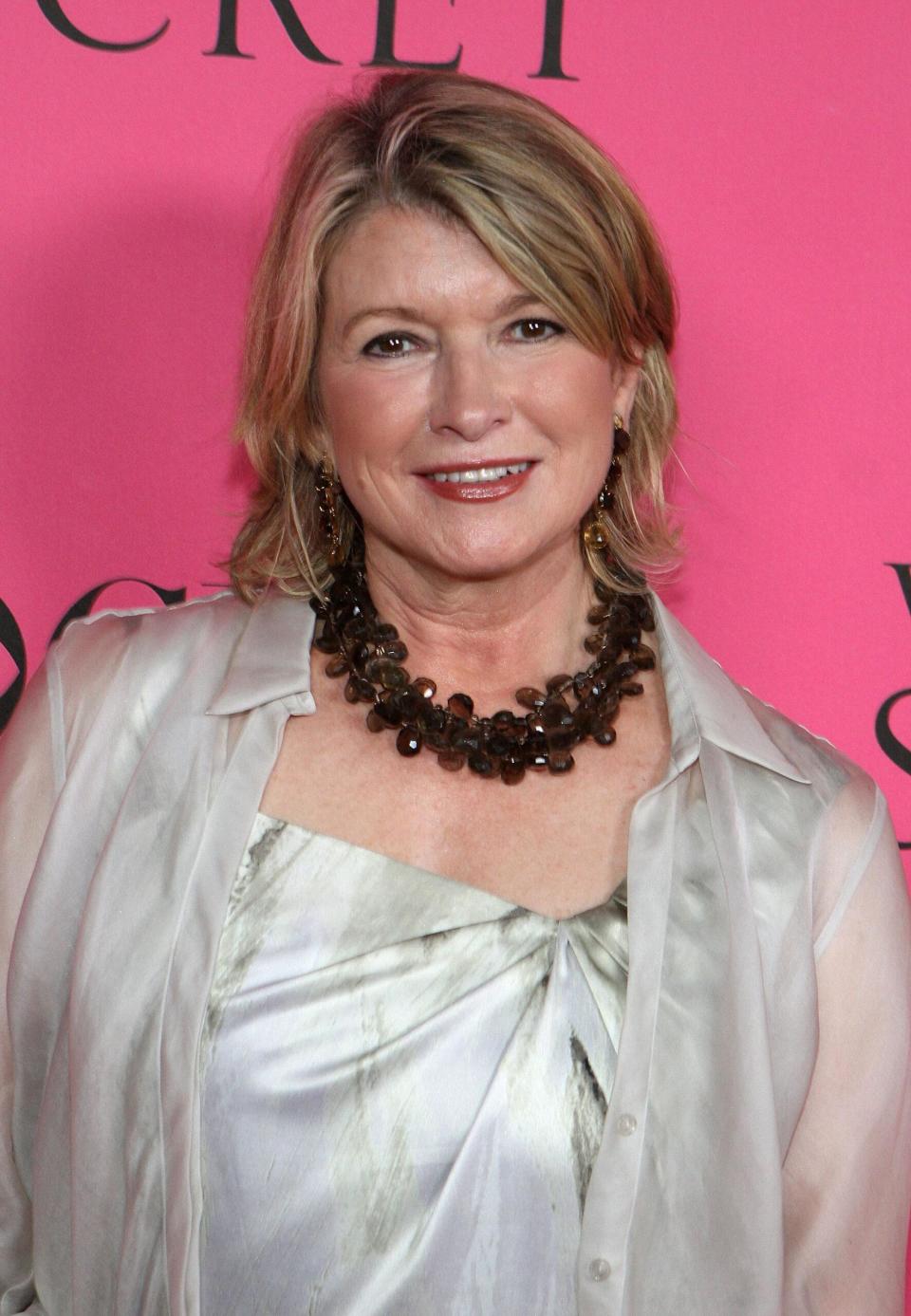 Martha Stewart at Victoria's Secret Fashion Show at the Fontainebleau in Miami Beach