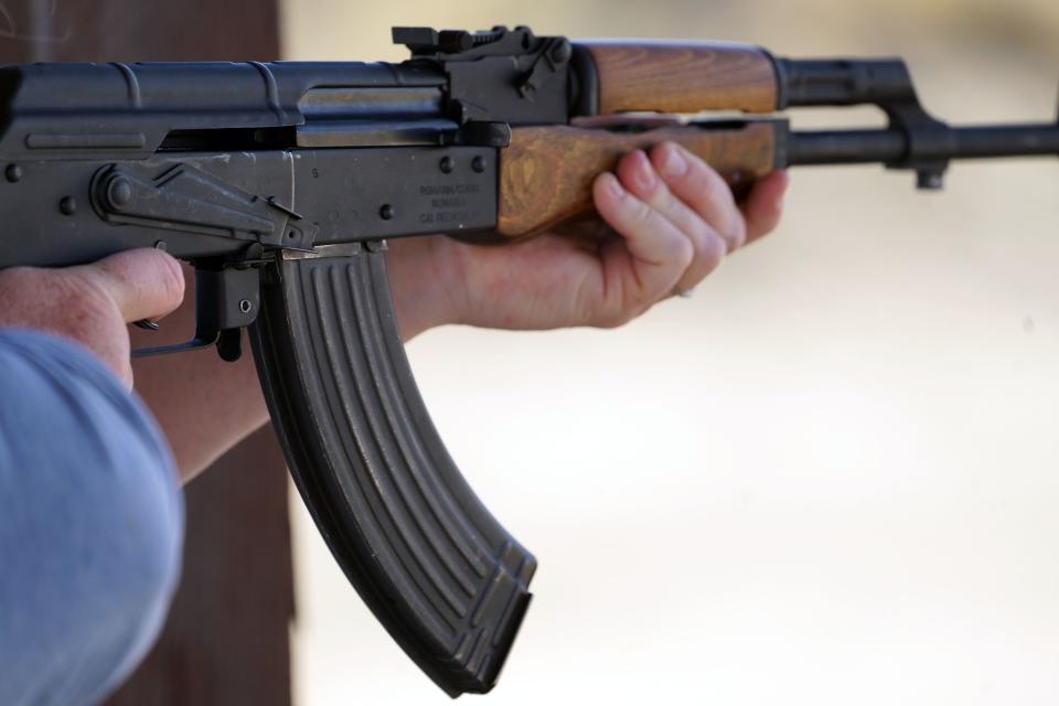 An AK-47 style rifle. File art.