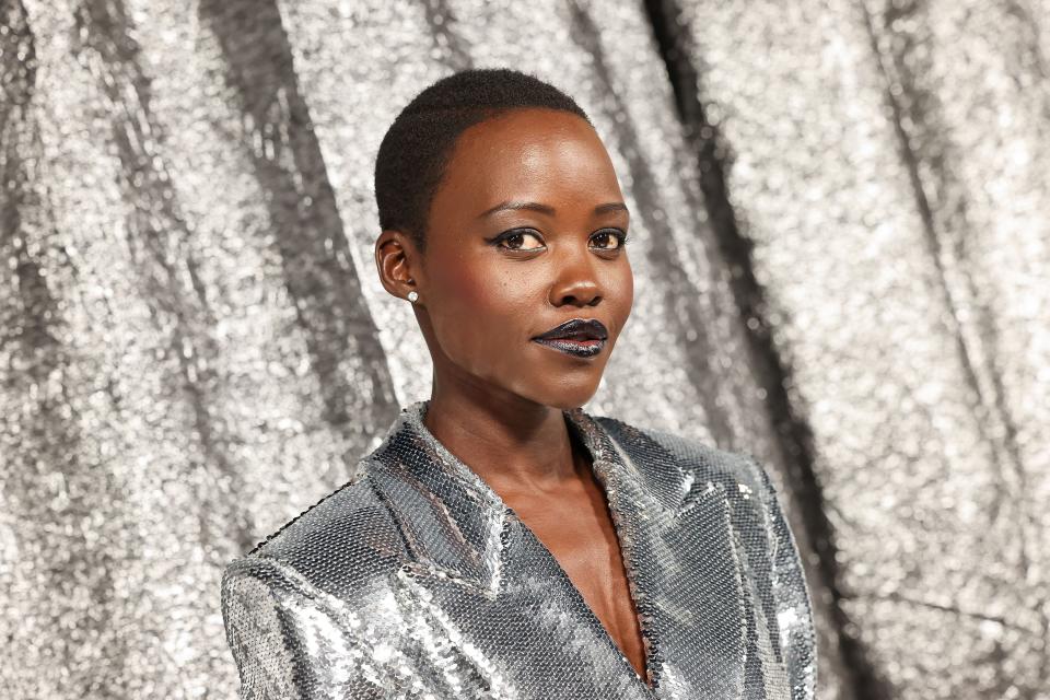 Lupita Nyong'o attends the World Premiere of "Renaissance: A Film By Beyoncé" at Samuel Goldwyn Theater on November 25, 2023 in Beverly Hills, California.