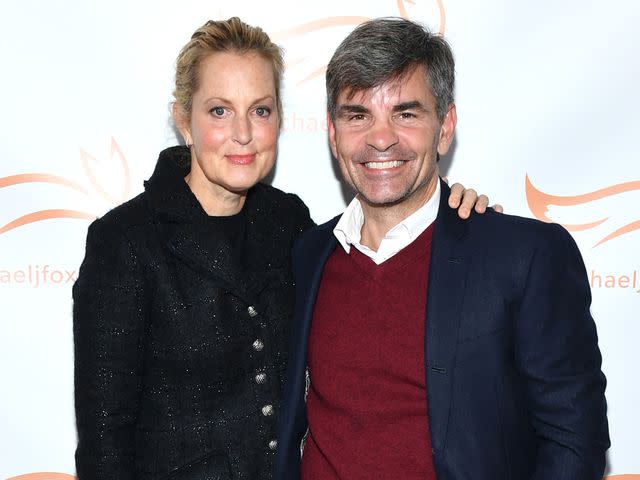 <p>Noam Galai/Getty</p> Ali Wentworth and George Stephanopoulos