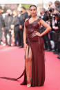 <p>Georgina Rodriguez attends the “France” screening during the 74th annual Cannes Film Festival on July 15, 2021 in Cannes, France. </p>