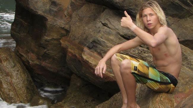 Local surfer Cooper Allen was the 17-year-old surfer who was attacked at Lighthouse Beach. Photo: Facebook