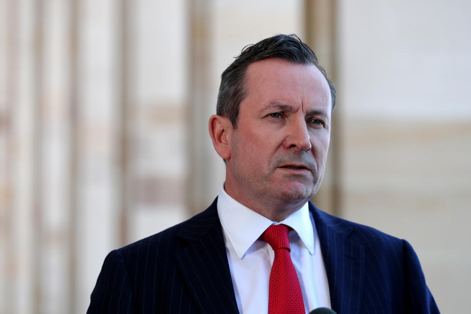 Premier of Western Australia Mark McGowan ssaid 25 people arrived from New Zealand, despite the state being exempt from the travel bubble. Source: AAP