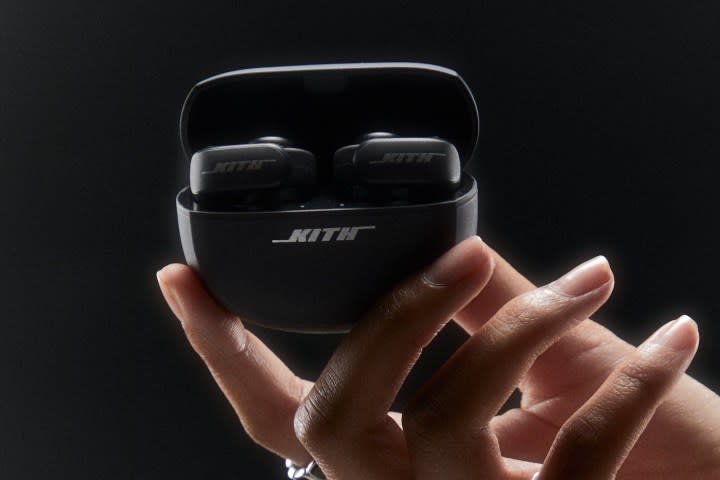 Bose Ultra Open Earbuds with Kith branding.