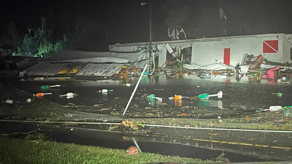 The Citrus County Sheriff's Office reported a tornado touched down early Oct. 12, 2023. Highway 19 and Highway 44 were closed.