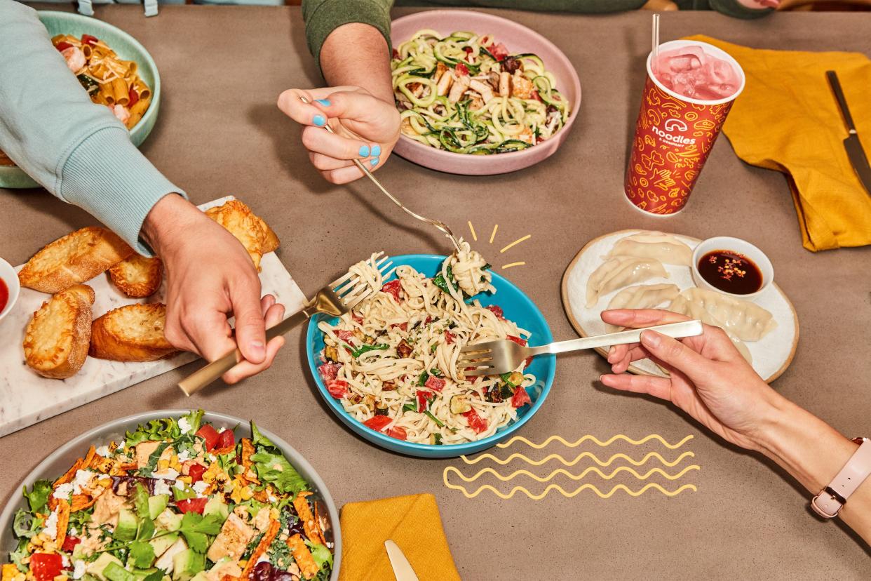 The Wilmington location of Noodles & Company opened on May 22, 2024 at 351 College Road in the University Commons shopping center.