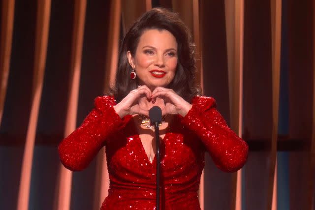 <p>Netflix</p> Fran Drescher at the 2024 SAG Awards