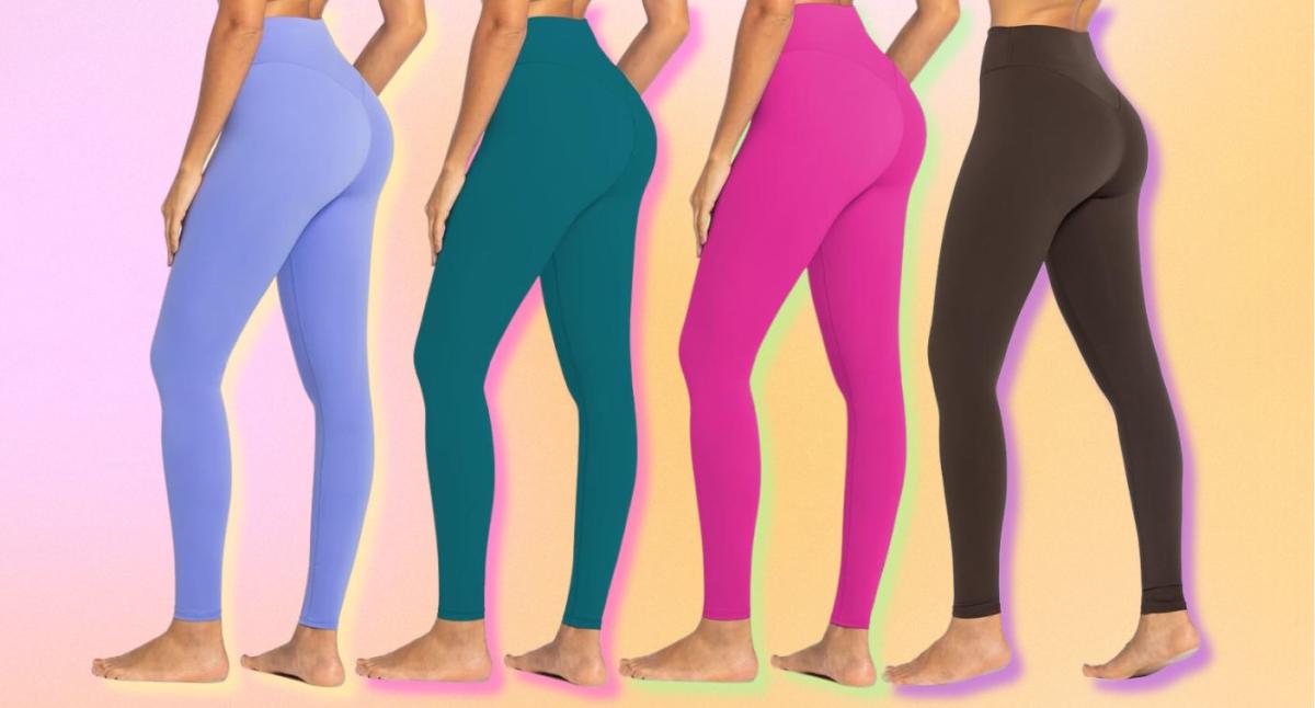 Sunzel Womens Workout Leggings with High Waist Tummy Palestine