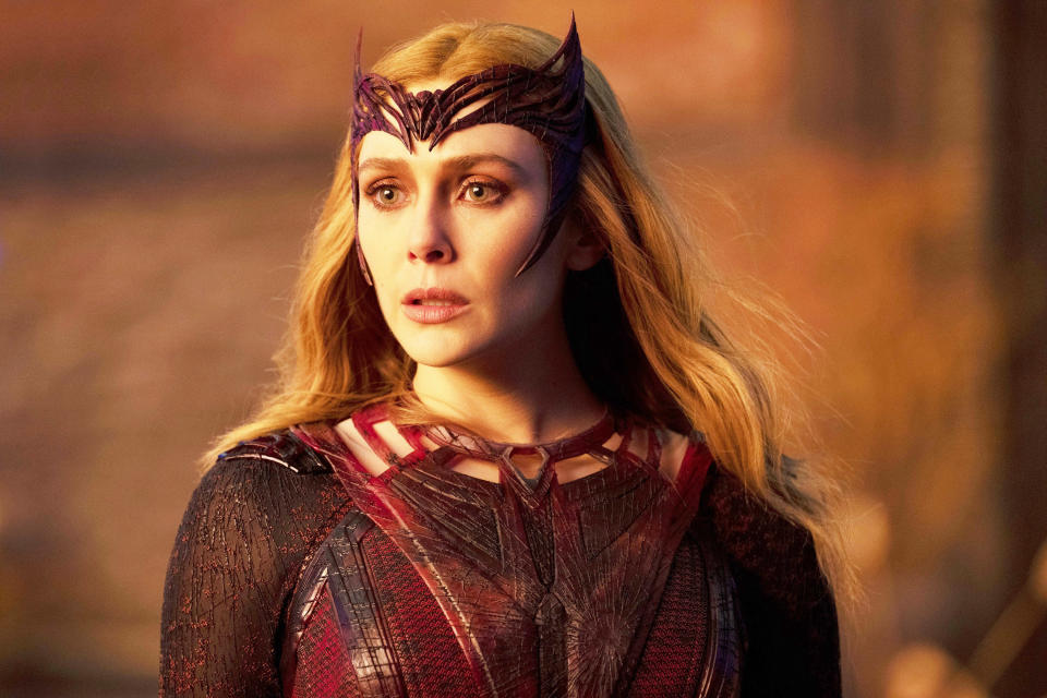 <div><p>"I liked the notion that there, at the very end and seeing her kids, that that's Wanda seeing her kids. She has been the Scarlet Witch in this movie. Wanda Maximoff opened the <i>Darkhold</i>, as she admits, and that was her mistake. It consumed her and that got its hooks into her and she really became the Scarlet Witch," Michael said. "Think about if the <i>Darkhold</i> hadn't existed, our Wanda wouldn't have endured all of this. But at the end, Wanda comes back. In those final moments, she's the Wanda that we know and she does that heroic thing to protect Wanda Maximoffs across the multiverse."</p></div><span> Marvel Studios / Walt Disney Studios / Everett Collection</span>