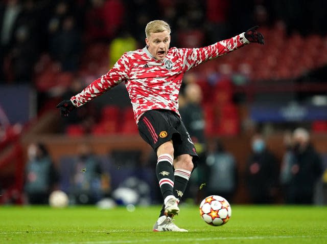 Donny van de Beek has struggled to make an impact since joining United