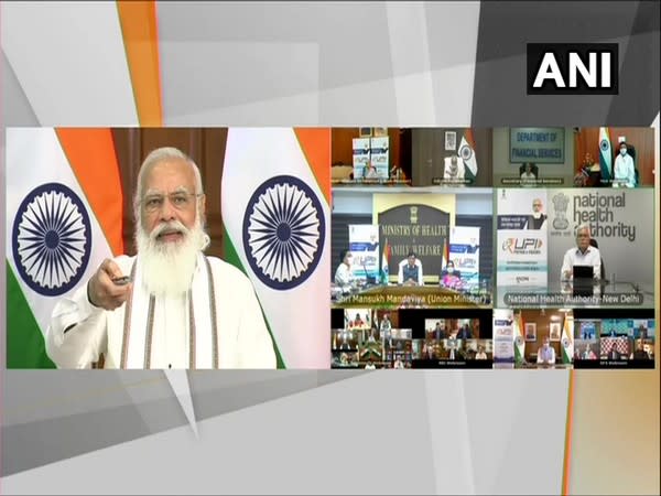 PM Modi launches digital payment solution e-RUPI (Photo/ANI)