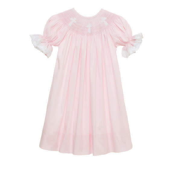 Smocked Cross Bishop Dress