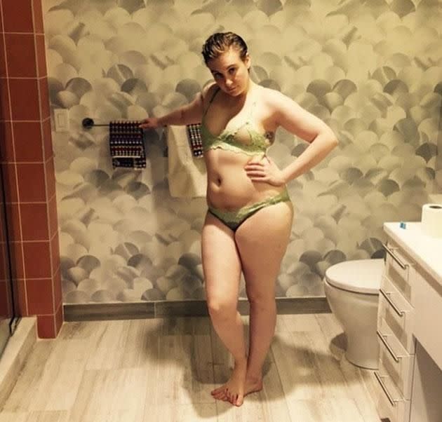 Lena shares a bikini shot with her 2.9 million followers. Source: Instagram.