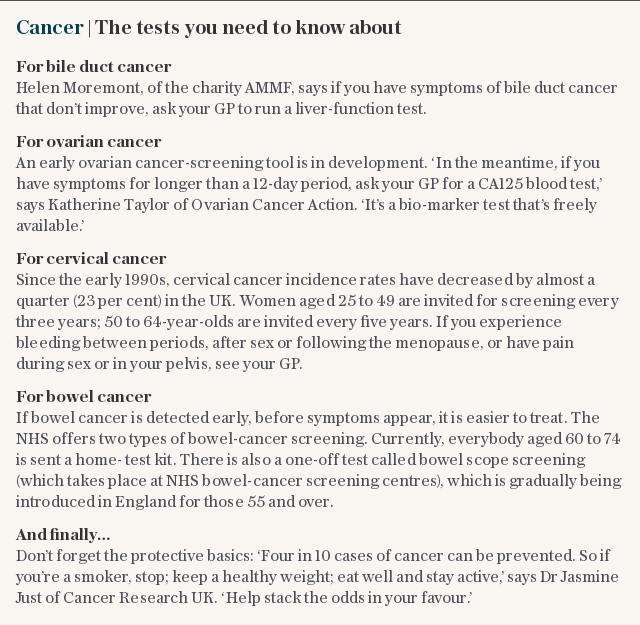 Cancer | The tests you need to know about