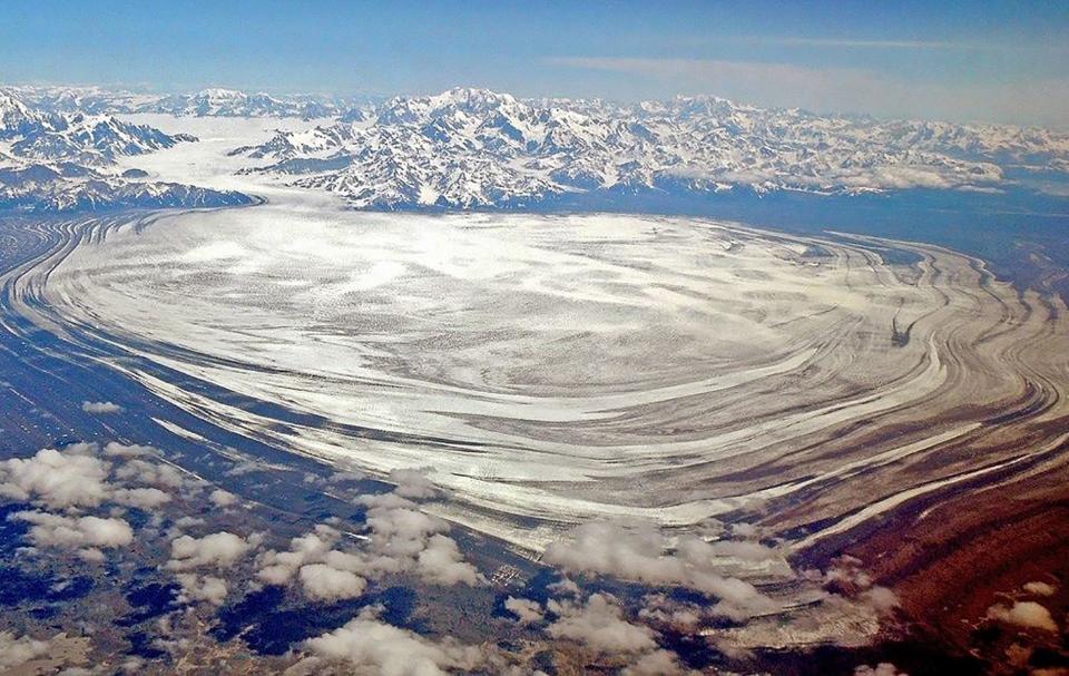 Malaspina Glacier is the largest non-polar piedmont glacier in North America.