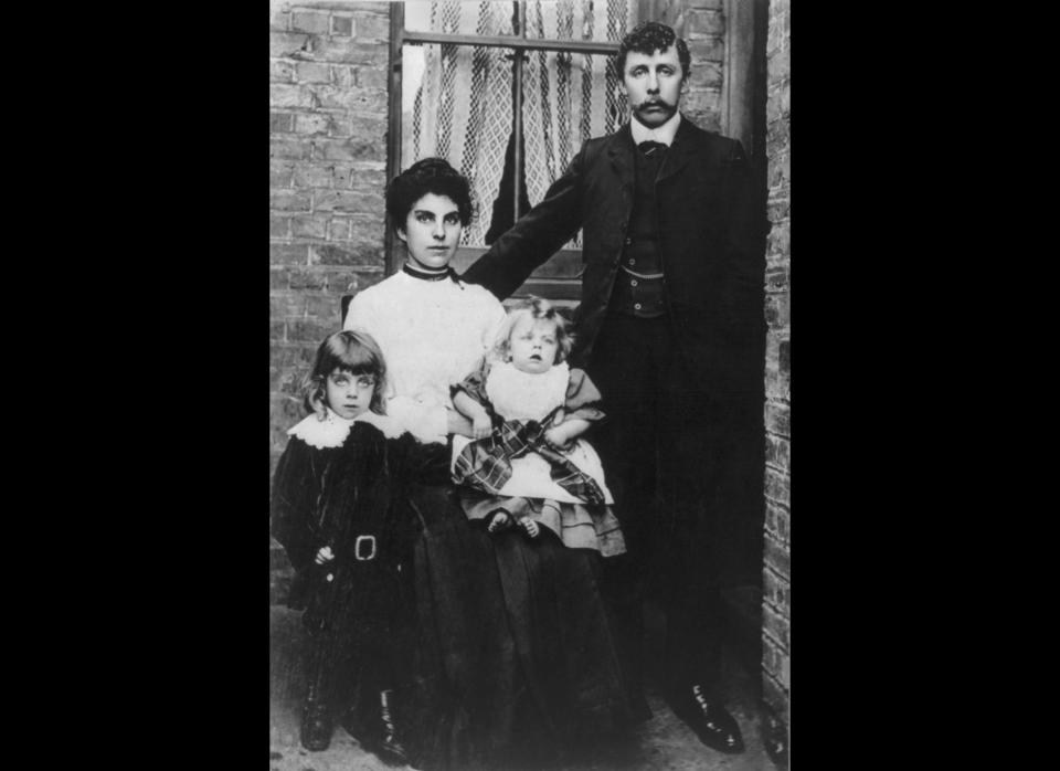 Family group of survivors of the sinking of the Titanic.