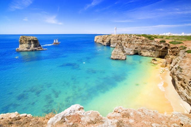 Portugal, Faro, Lagoa, Algarve, Praia dos Caneiros