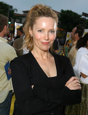 Leslie Mann at the Los Angeles premiere of 20th Century Fox's The Simpsons Movie