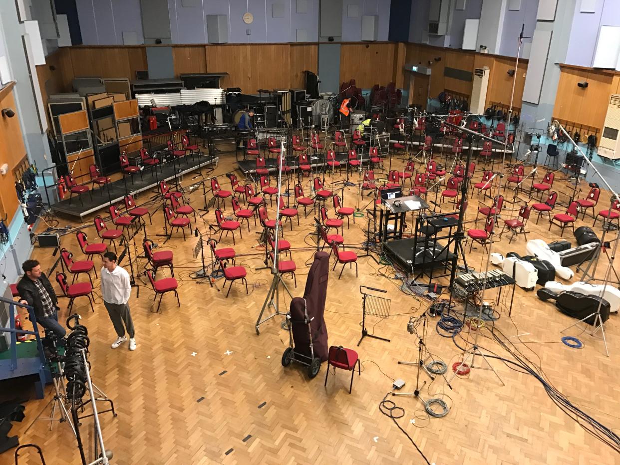 A view of Studio One at Abbey Road Studios in London, a favorite of orchestras and film score writers, including John Williams.