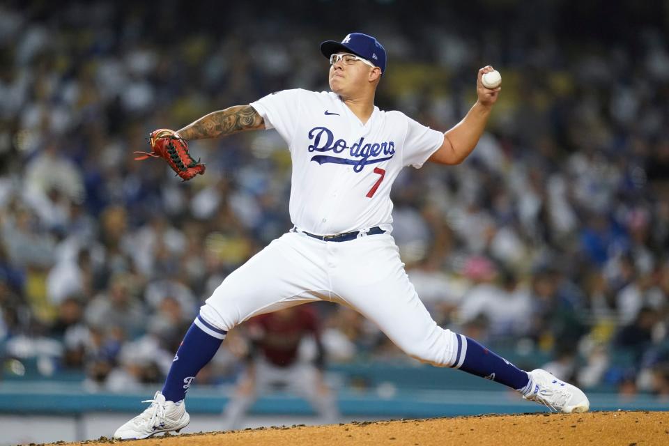 Dodgers left-hander Julio Urias was the only 20-game winner in the major leagues in 2021.