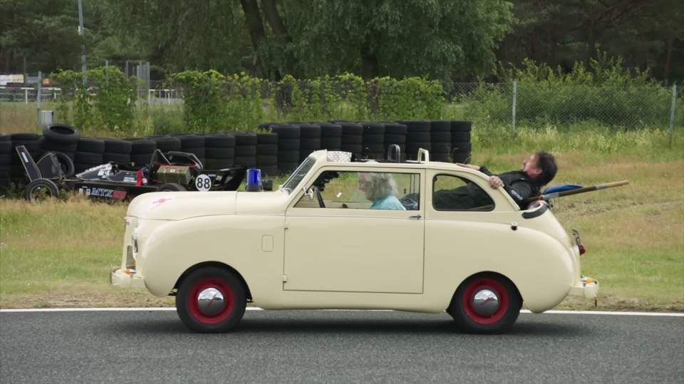 Richard Hammond’s Race Day Ended in James May’s 1947 Ambulance (He’s Fine) photo