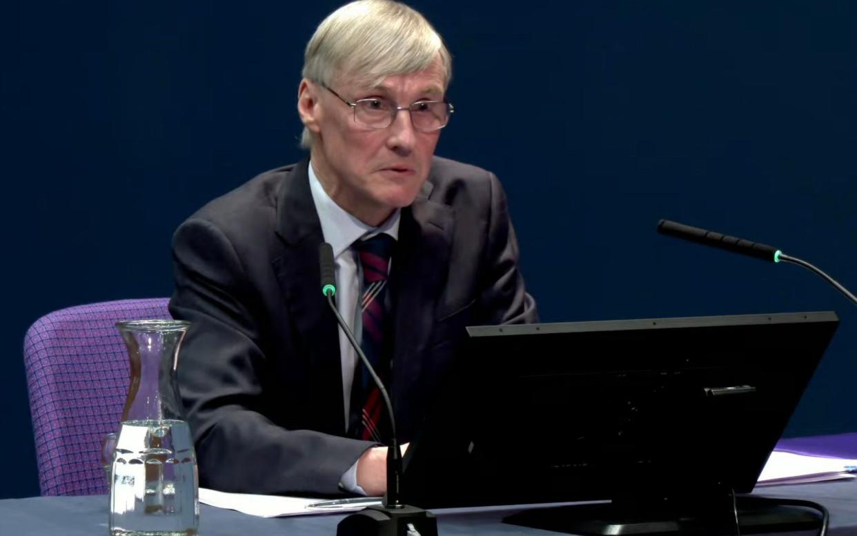 Prof Woolhouse told the inquiry the former first minister’s Covid elimination strategy was based on “empty rhetoric”