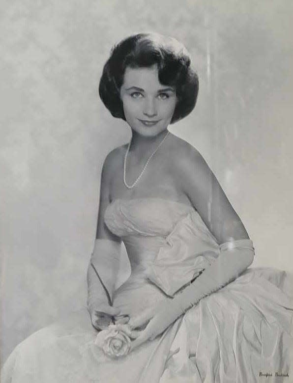 Harriet Galbraith posing for photographer Bradford Bachrach in 1959. Galbraith's photo was lost after an estate sale decades later but later turned up at an auction in January 2024.