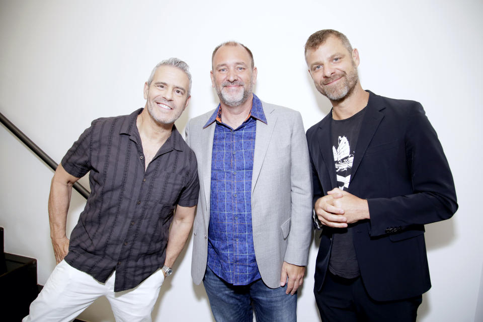 Andy Cohen, Trey Parker, and Matt Stone attend the MTV Documentary Films + ¡CASA BONITA MI AMOR! World Premiere