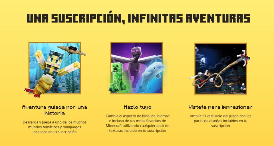 I fan possono accedere a funzionalità interessanti tramite Minecraft Marketplace Pass