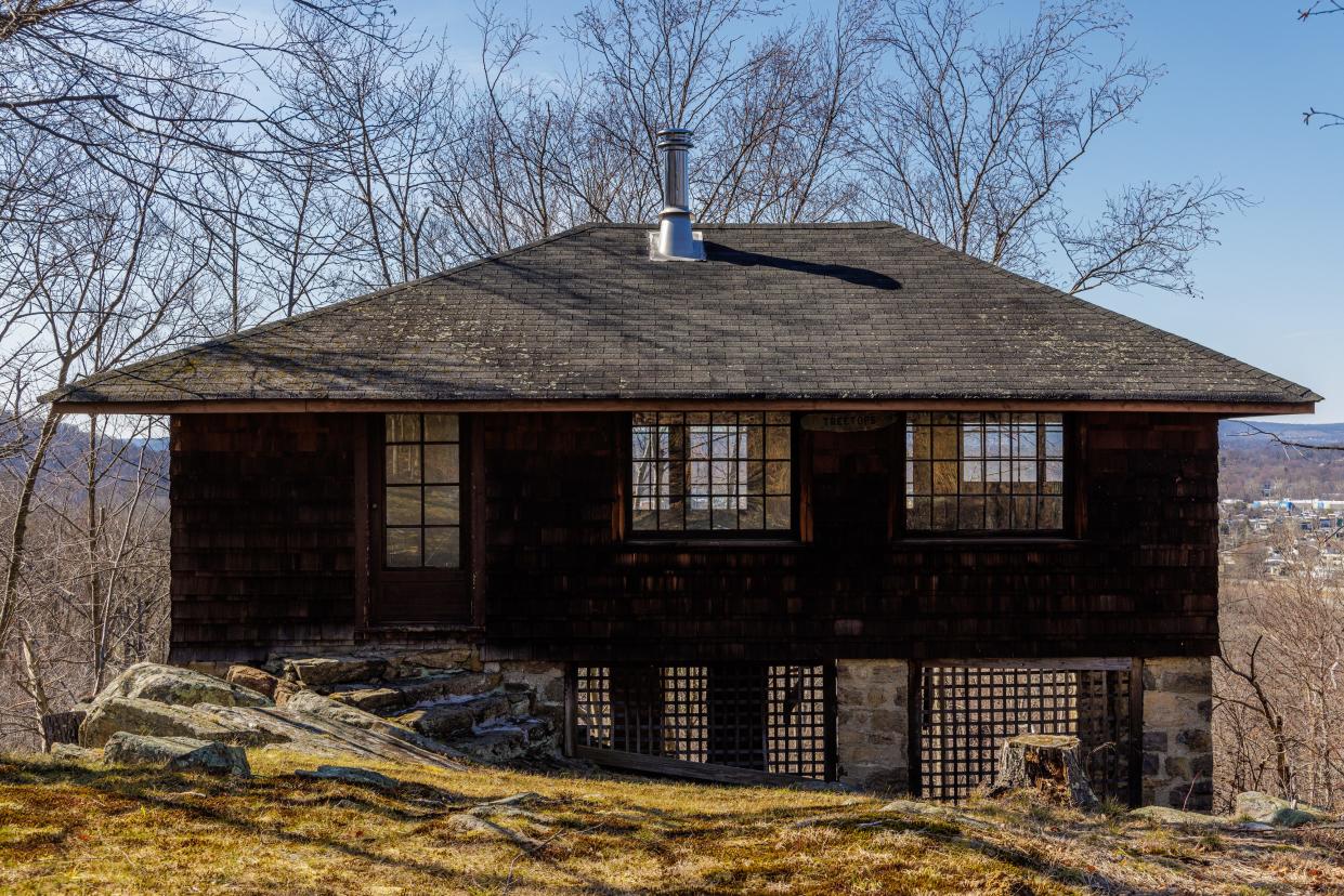 The "Tree Top," a creative retreat located on the Willow Lake Farm property, located at 4 Willow Lake Drive.