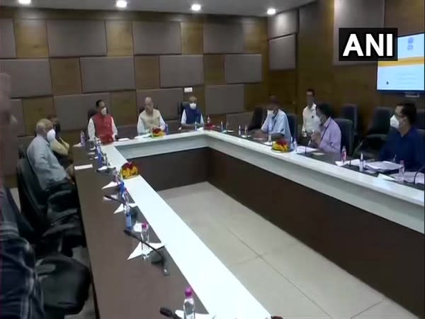 Visual of the meeting chaired by Union Minister Amit Shah (Photo/ANI)
