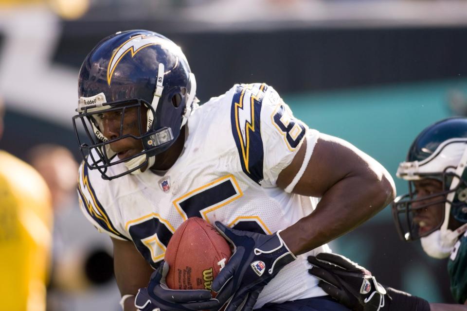 Antonio Gates ranks first among tight ends in career touchdown receptions with 116.