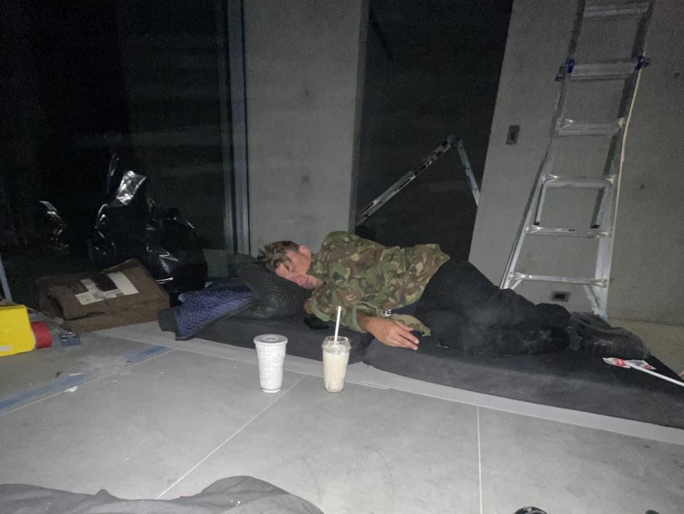 Ye's employees slept on the floor of his Malibu beach house.