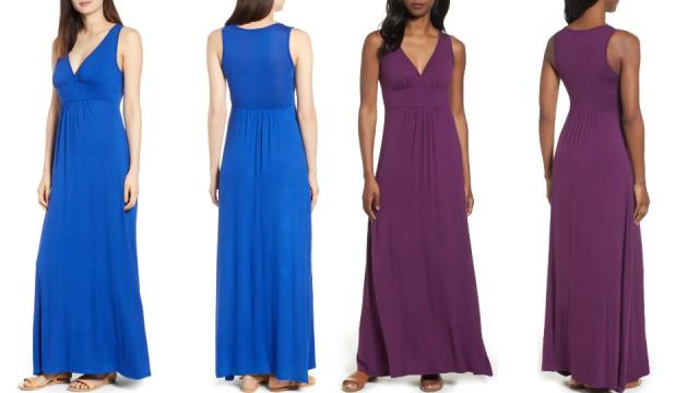 flattering' maxi dress ...