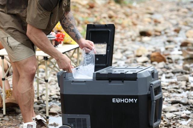 Euhomy Revolutionary Innovation: Portable Electric Cooler with a fully