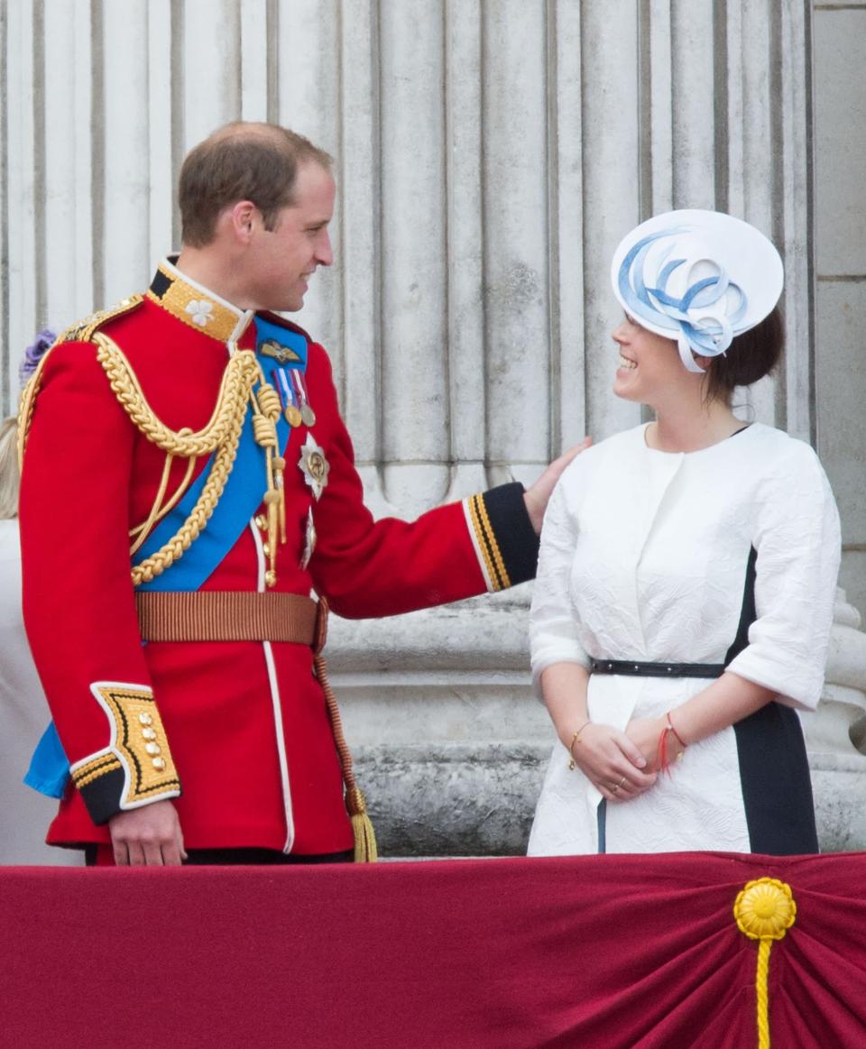 <p>Pictured: Prince William and Princess Eugenie.</p>