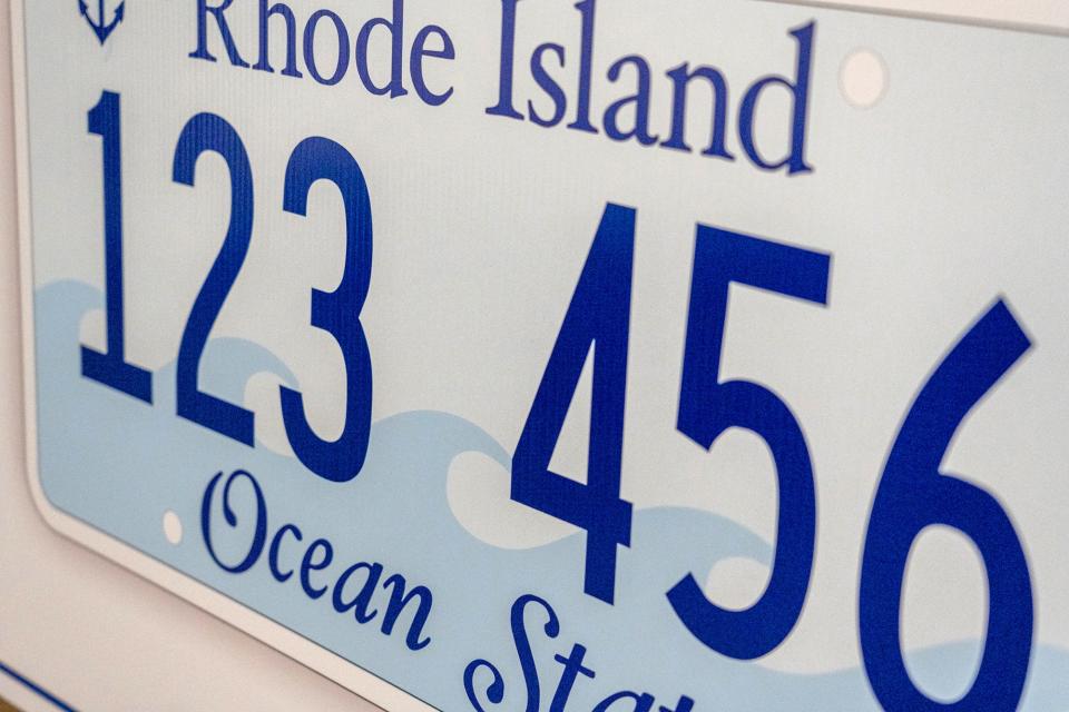 The new numbering sequence on Rhode Island license plates will allow millions of combinations of registrations.