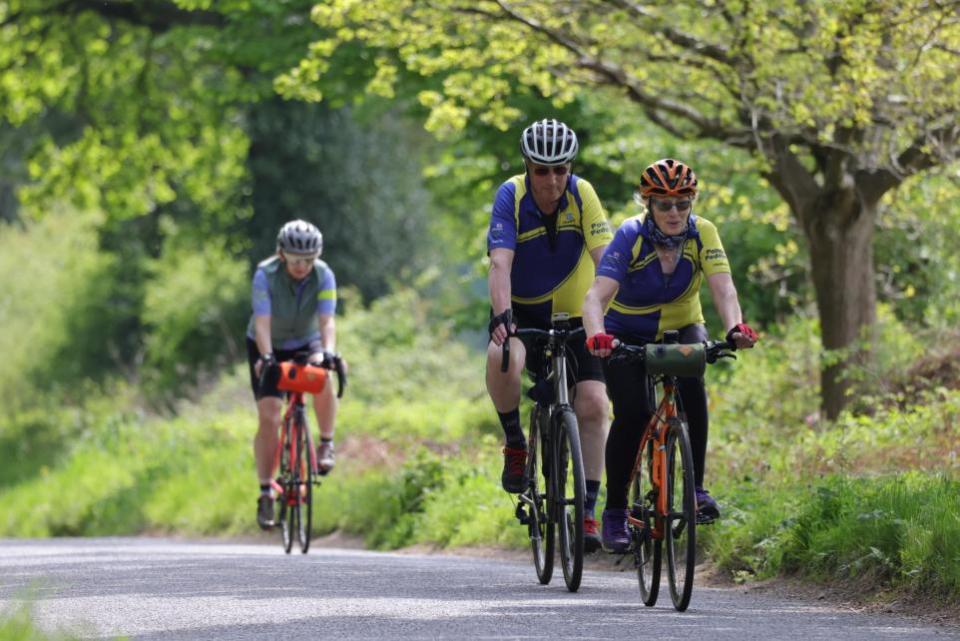 Eastern Daily Press: The team set out on a 315-mile cycle