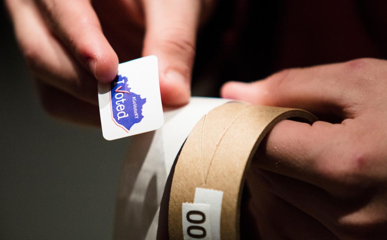 The Kentucky Democratic Party sued the state last week after election officials attempted to create a list of "inactive voters" and require them to take extra steps in order to cast a ballot. (Photo: The Washington Post via Getty Images)