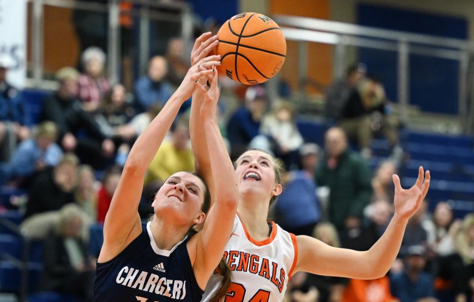 Brighton and Corner Canyon girls play at Brighton in Cottonwood Heights on Wednesday, Dec. 6, 2023. Brighton won 54-51. | Scott G Winterton, Deseret News