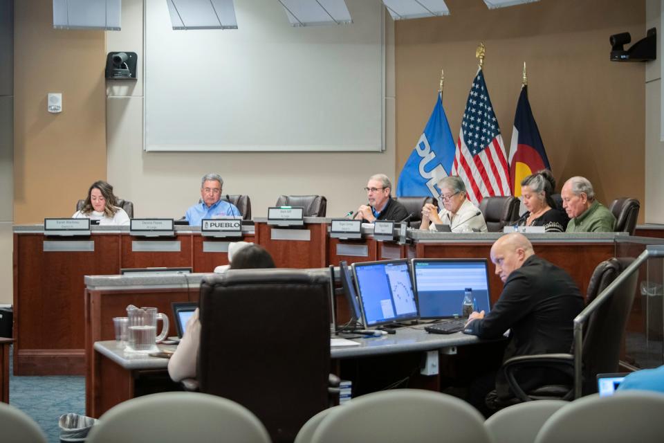 Pueblo city council interview replacement nominees for the vacant seat left by Heather Graham when she resigned to take office as Pueblo mayor.