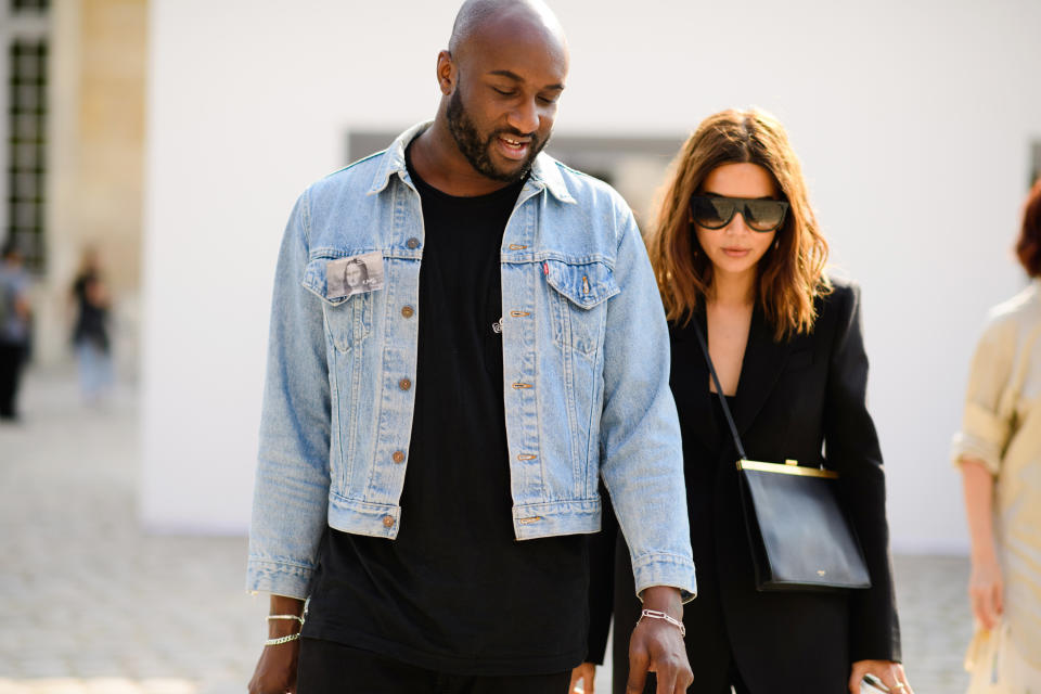 <p>Virgil Abloh and Christine Centenera</p>