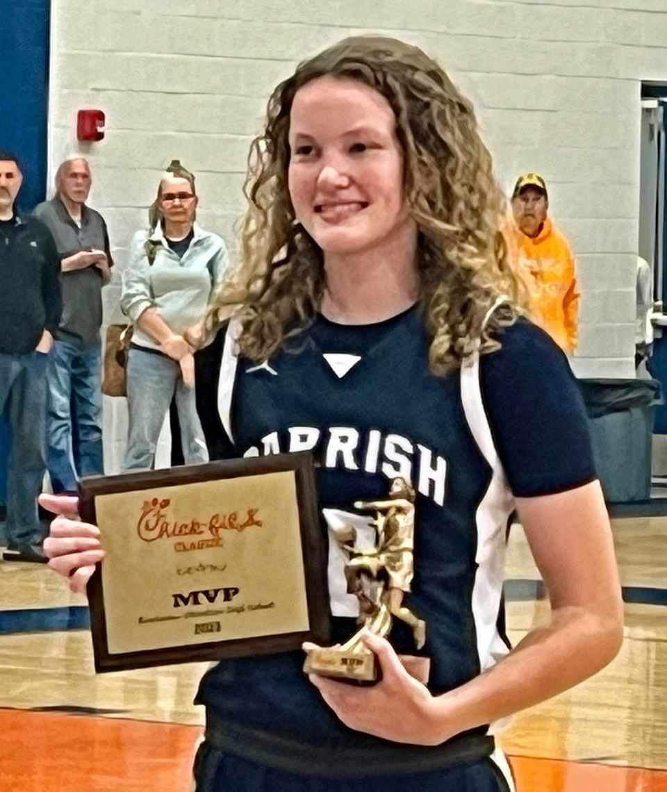 Parrish Community High's Mary Portwood was named the Most Valuable Player of the girls portion of the Chick-fil-A Classic on Saturday at Bradenton Christian School.