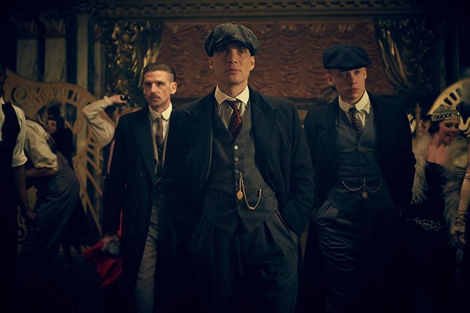 Cillian Murphy in 'Peaky Blinders'. (Credit: BBC)